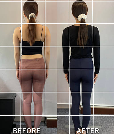 美尻トレ・ストレッチコース（24回コース／3ヶ月間）後ろ姿